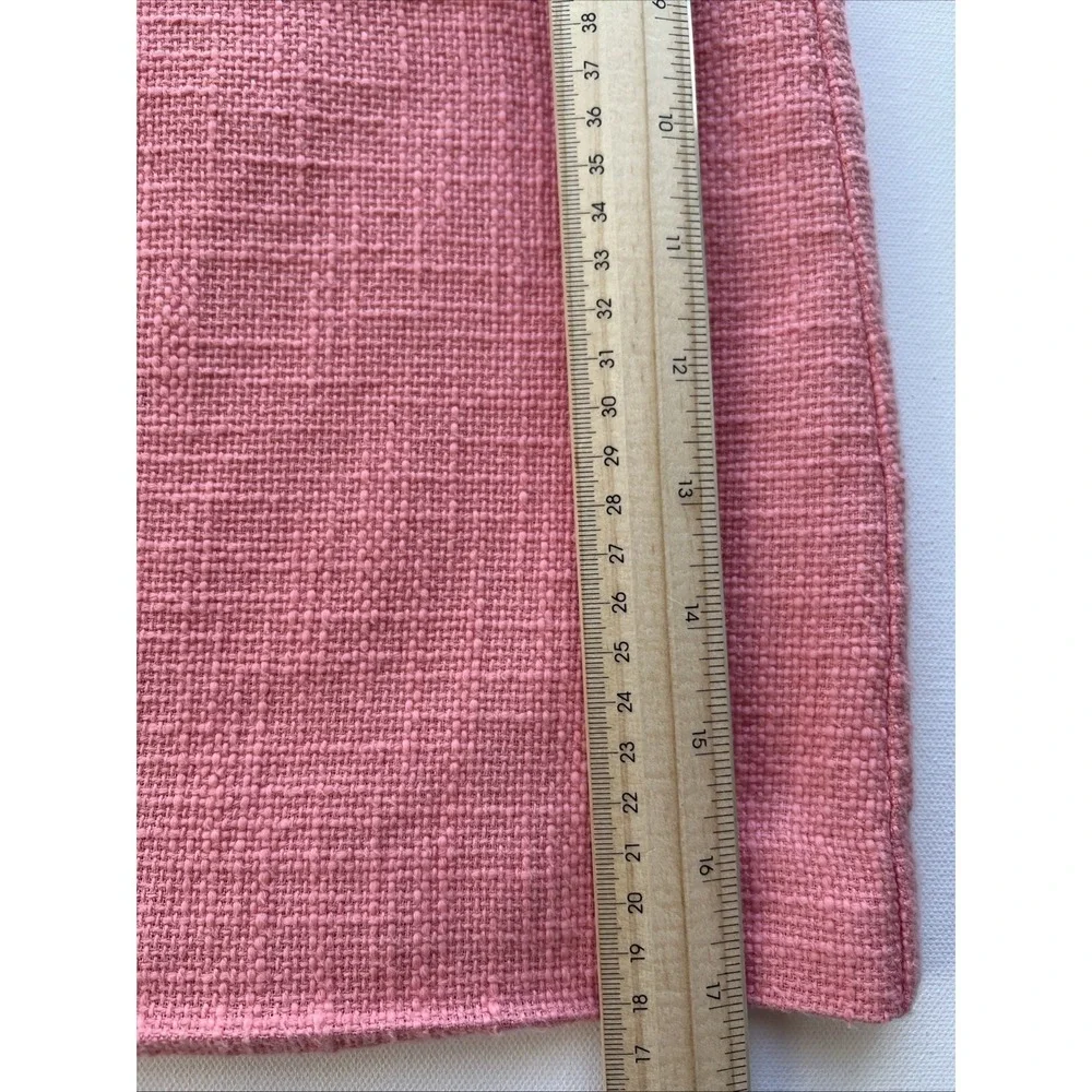 Ann Taylor Skirt LOFT Womens 4 Pink Lace Mini Lined Patch Pocket Feminine Chic